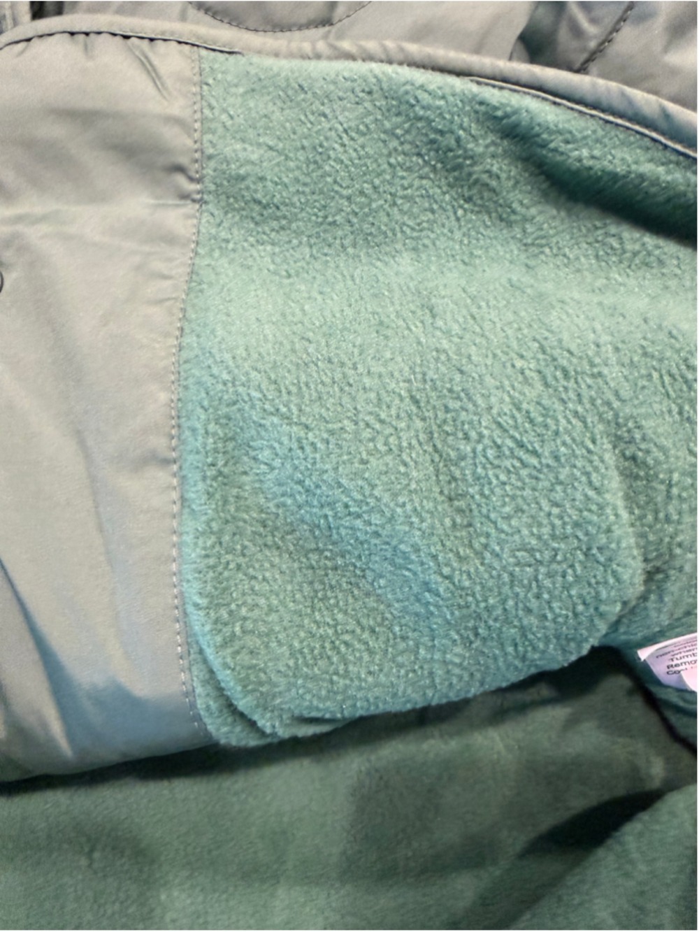 Croft & Barrow Quilted Fleece Lined Vest Green Size S NWT - Picture 10 of 13